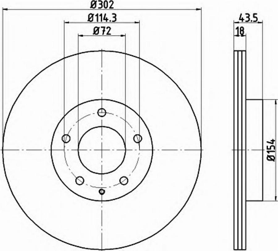 Pagid 54745PRO - Kočioni disk www.molydon.hr