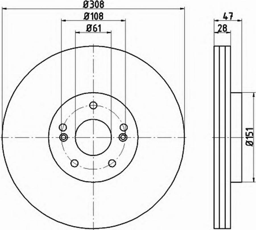 Pagid 54740PRO - Kočioni disk www.molydon.hr