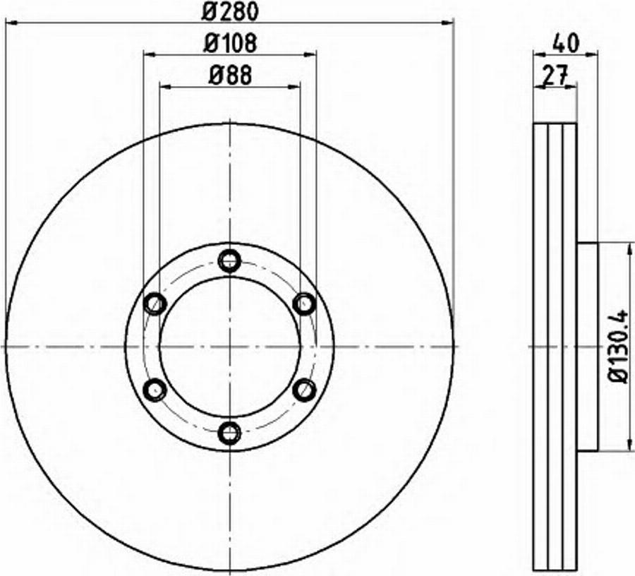 Pagid 54748PRO - Kočioni disk www.molydon.hr