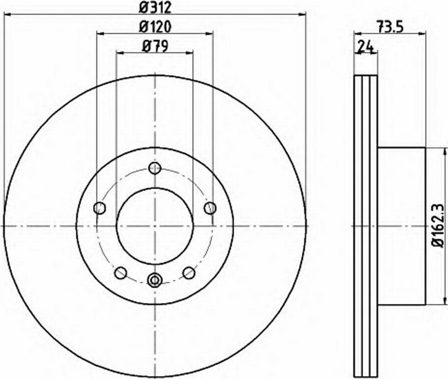 Pagid 54761PRO - Kočioni disk www.molydon.hr