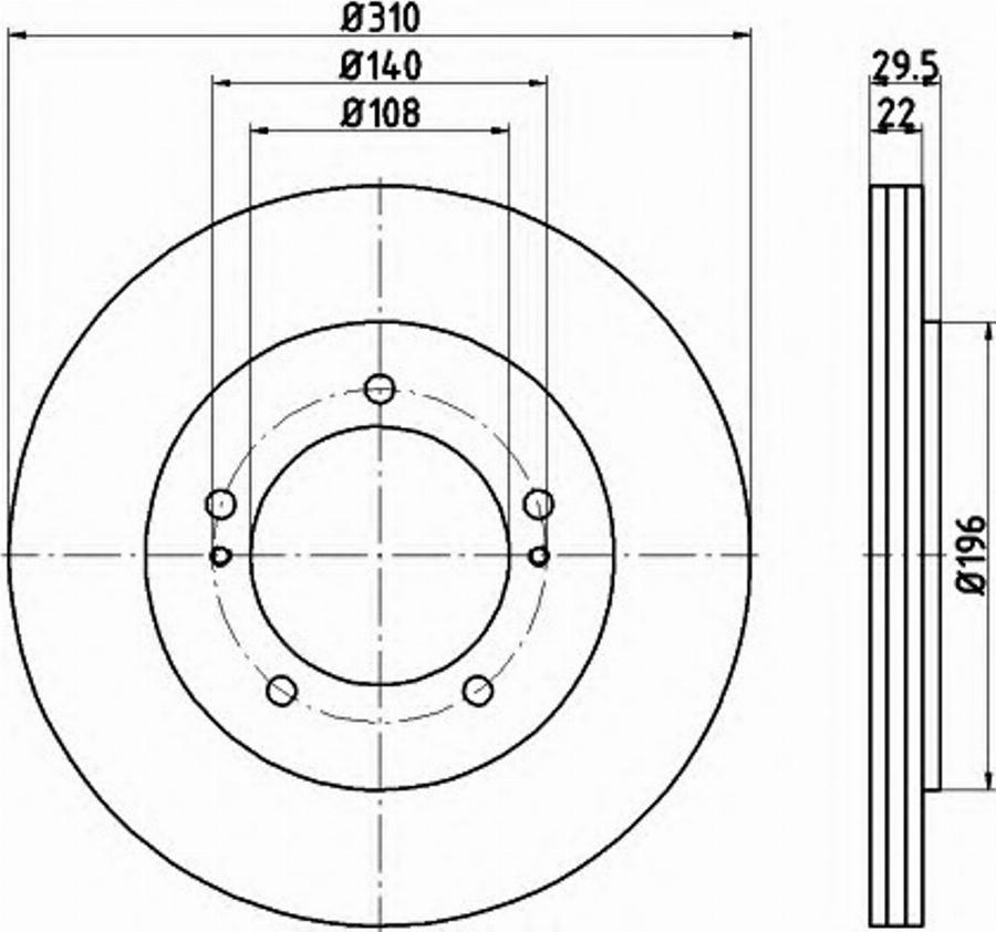 Pagid 54705PRO - Kočioni disk www.molydon.hr