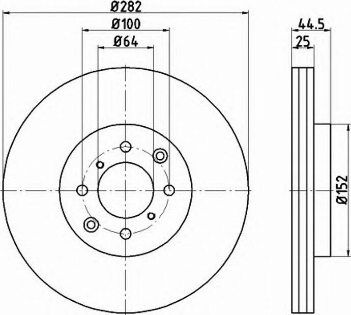 Pagid 54707PRO - Kočioni disk www.molydon.hr