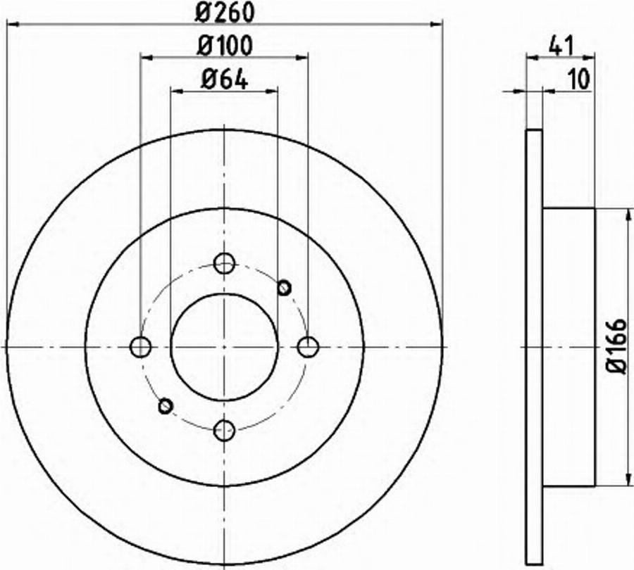 Pagid 54712PRO - Kočioni disk www.molydon.hr