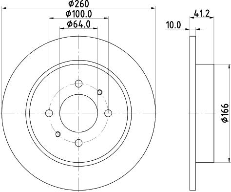 Pagid 54712 - Kočioni disk www.molydon.hr