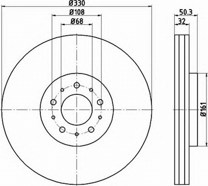 Pagid 54781PRO - Kočioni disk www.molydon.hr