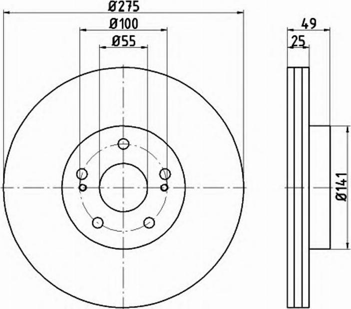 Pagid 54731PRO - Kočioni disk www.molydon.hr