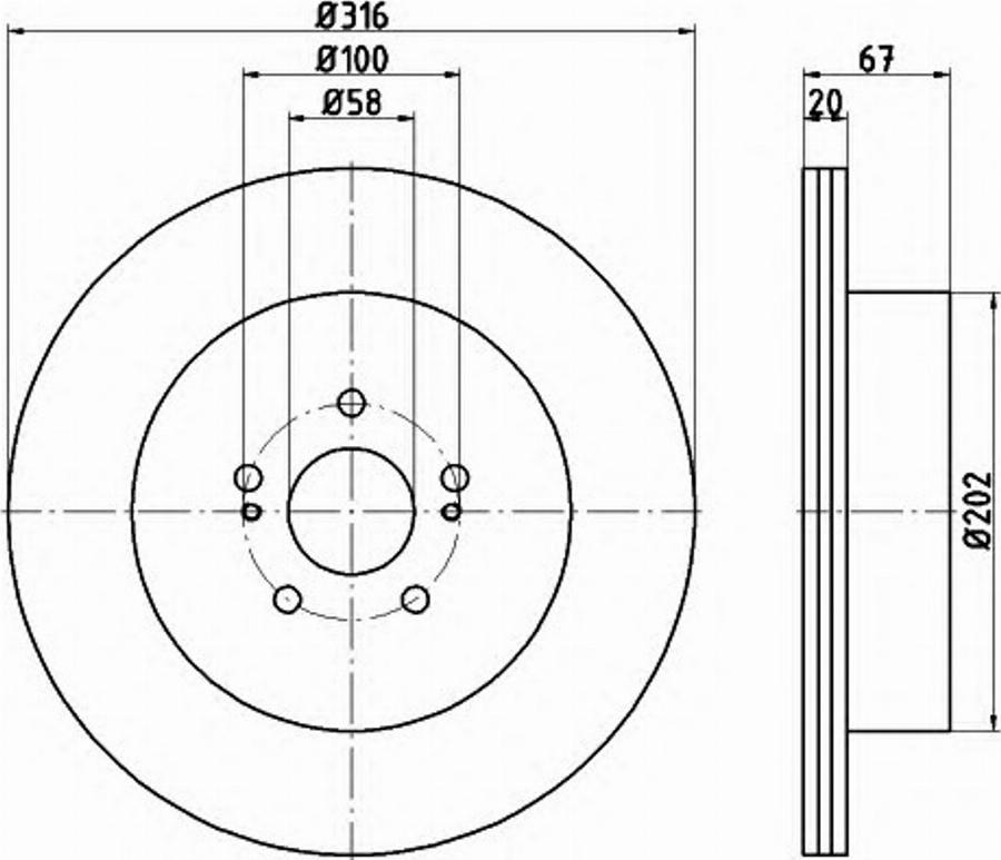 Pagid 54737PRO - Kočioni disk www.molydon.hr