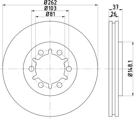 Pagid 54727 - Kočioni disk www.molydon.hr