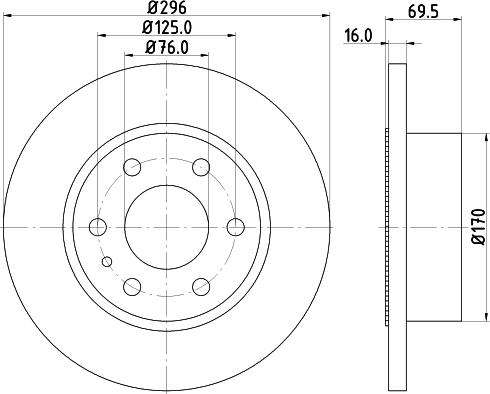 Pagid 54775 - Kočioni disk www.molydon.hr