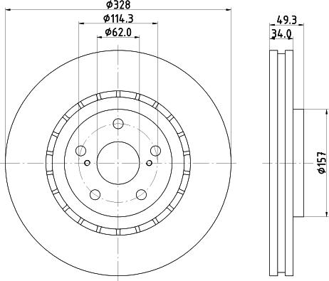 Pagid 55942 - Kočioni disk www.molydon.hr