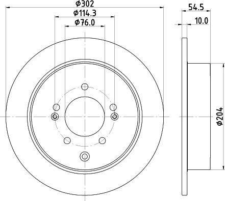 Pagid 55933 - Kočioni disk www.molydon.hr