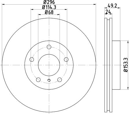 Pagid 55440 - Kočioni disk www.molydon.hr