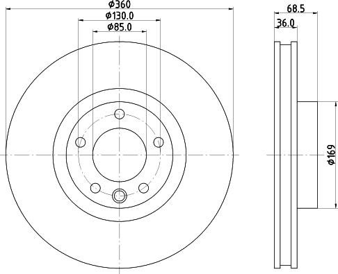 Pagid 55195 - Kočioni disk www.molydon.hr