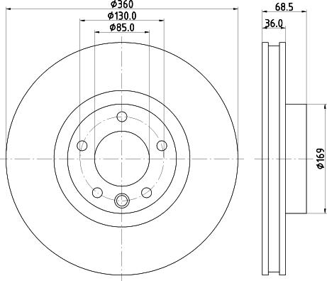 Pagid 65122 - Kočioni disk www.molydon.hr