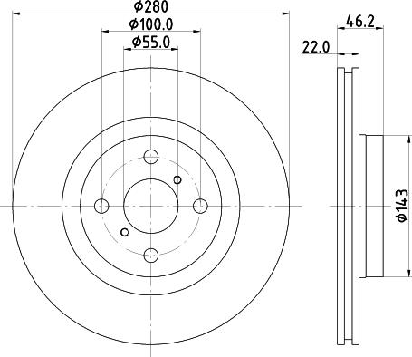 Pagid 55876 - Kočioni disk www.molydon.hr