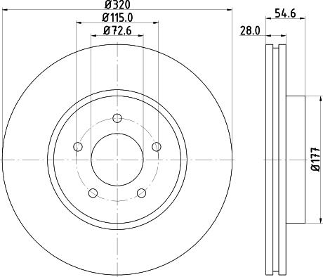 Pagid 55354 - Kočioni disk www.molydon.hr