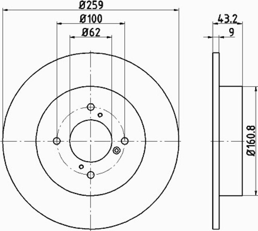 Pagid 55314PRO - Kočioni disk www.molydon.hr