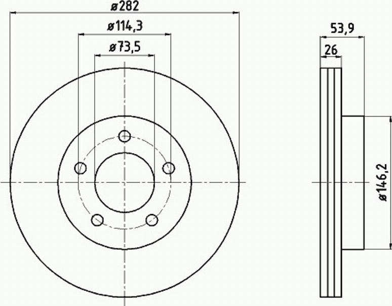 Pagid 55299PRO - Kočioni disk www.molydon.hr