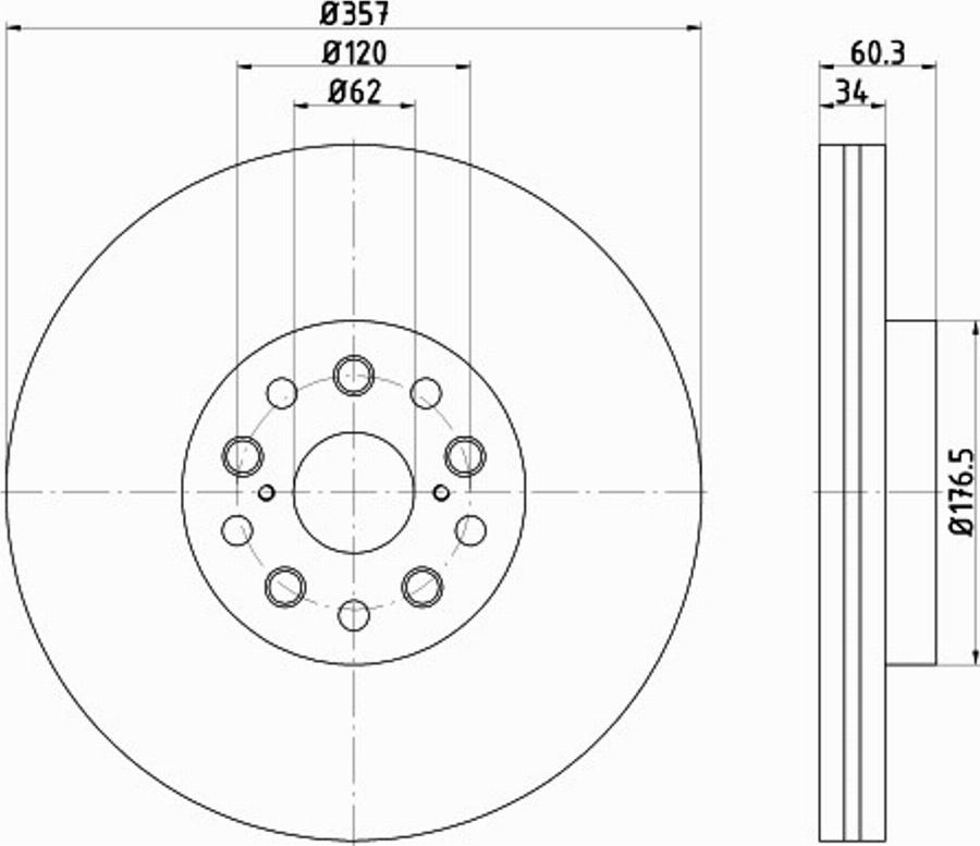 Pagid 55243PRO - Kočioni disk www.molydon.hr