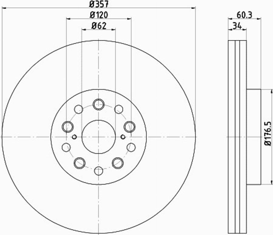 Pagid 55242PRO - Kočioni disk www.molydon.hr