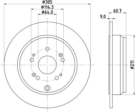 Pagid 55215 - Kočioni disk www.molydon.hr