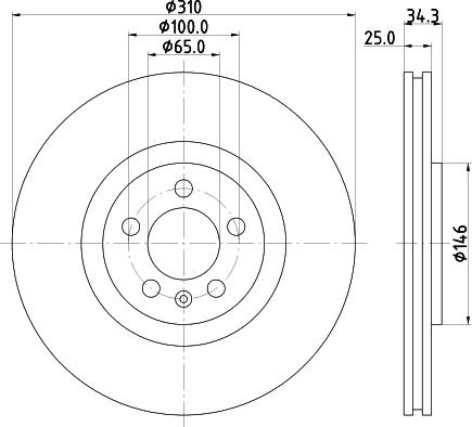 Pagid 55759 - Kočioni disk www.molydon.hr