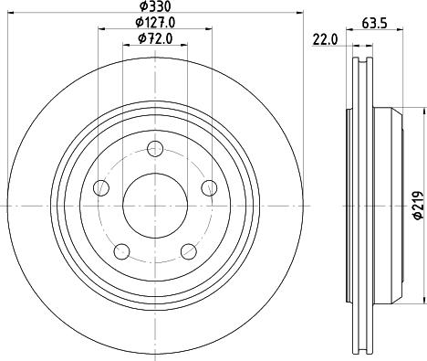 Pagid 55734 - Kočioni disk www.molydon.hr