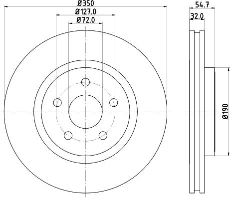 Pagid 55722 - Kočioni disk www.molydon.hr