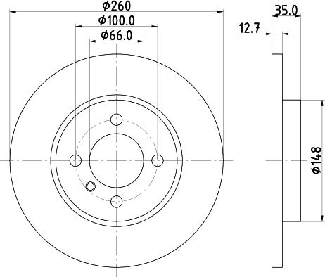 Pagid 50403 - Kočioni disk www.molydon.hr