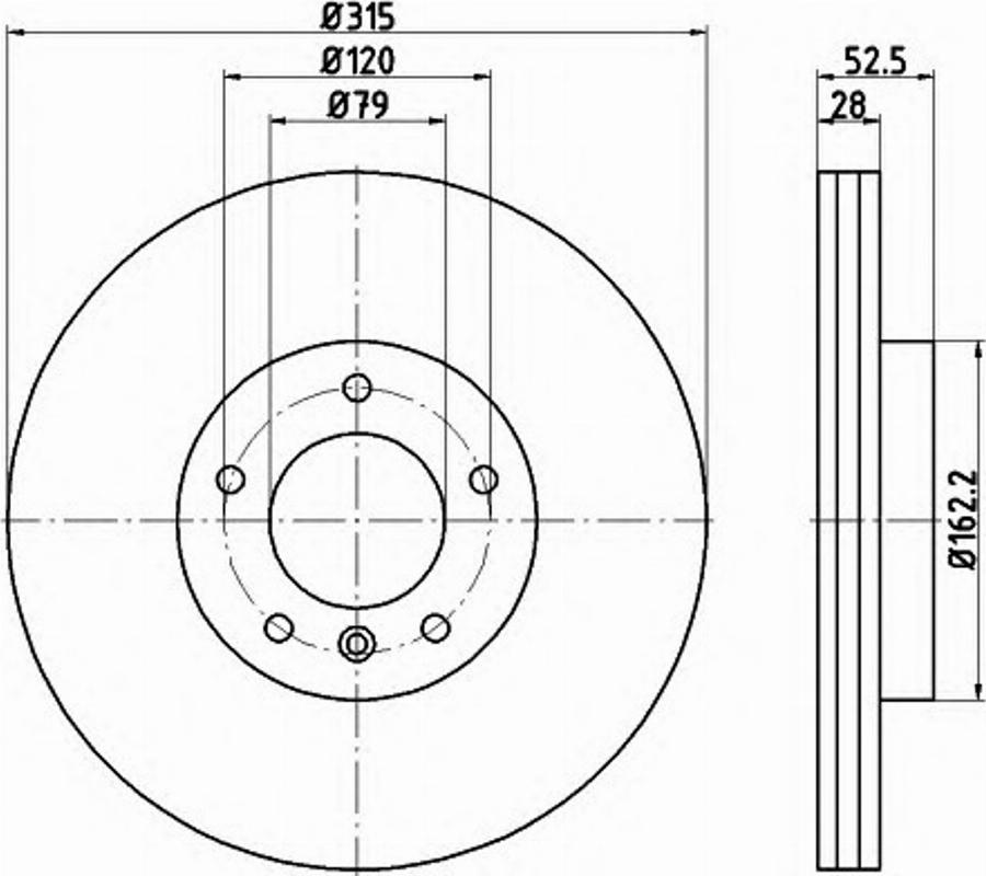 Pagid 50431PRO - Kočioni disk www.molydon.hr