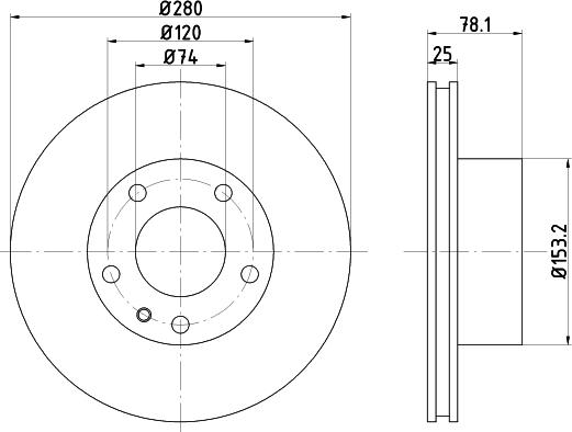 Pagid 50427 - Kočioni disk www.molydon.hr