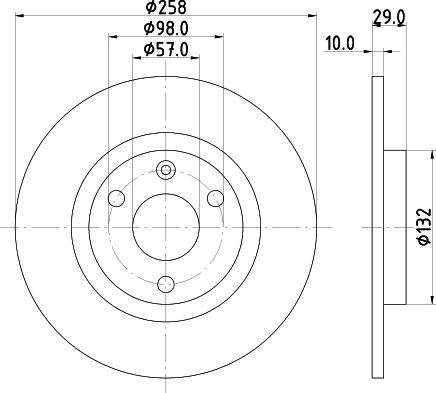 Pagid 50609 - Kočioni disk www.molydon.hr