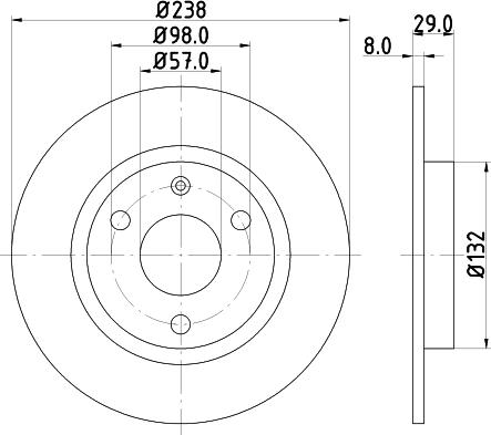 Pagid 50608 - Kočioni disk www.molydon.hr