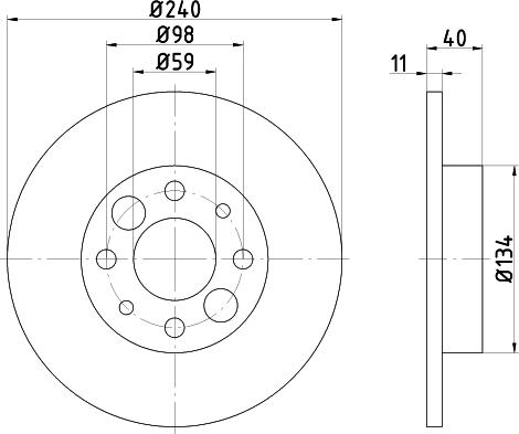 Pagid 50118 - Kočioni disk www.molydon.hr