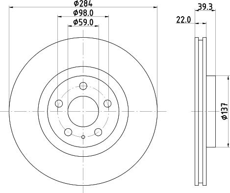 Pagid 50124 - Kočioni disk www.molydon.hr