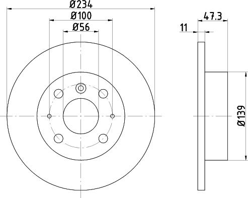 Pagid 50804 - Kočioni disk www.molydon.hr