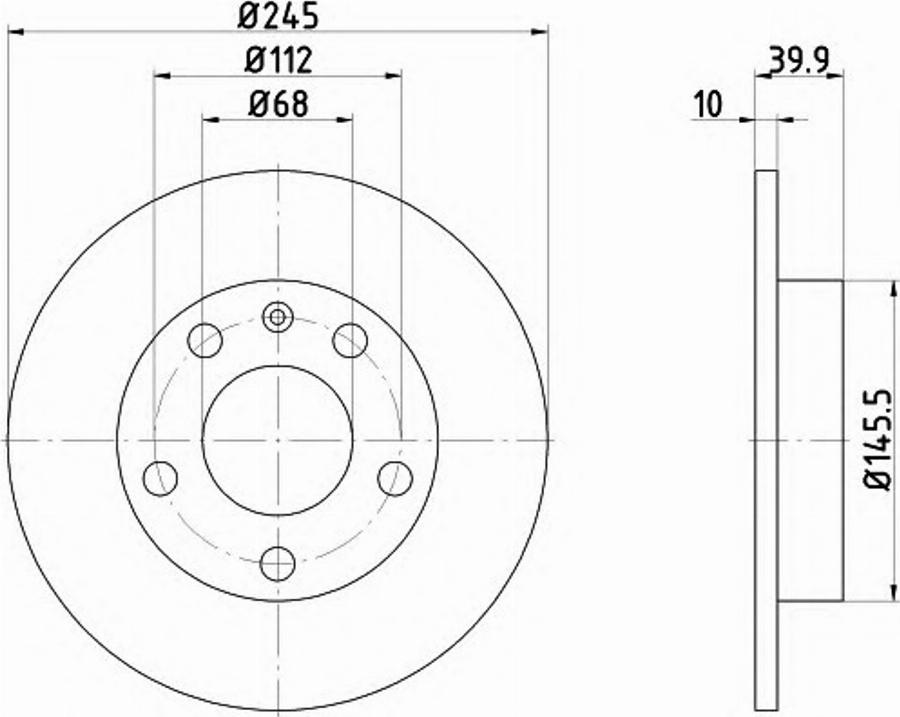 Pagid 50311PRO - Kočioni disk www.molydon.hr