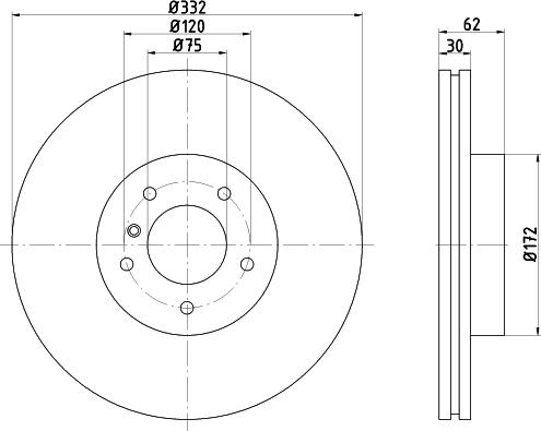 Pagid 50322 - Kočioni disk www.molydon.hr