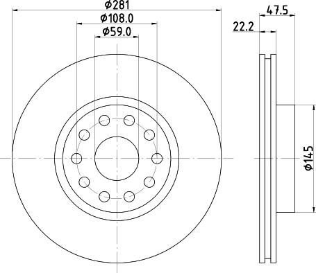 Pagid 50244 - Kočioni disk www.molydon.hr