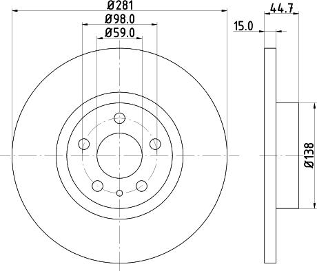 Pagid 50252 - Kočioni disk www.molydon.hr