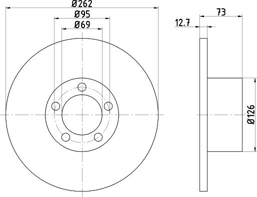 Pagid 51004 - Kočioni disk www.molydon.hr