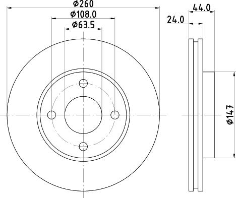 Pagid 51030 - Kočioni disk www.molydon.hr