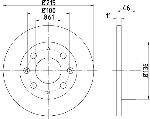 Pagid 51103 - Kočioni disk www.molydon.hr