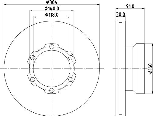 Pagid 58259 - Kočioni disk www.molydon.hr