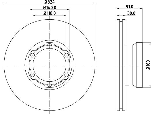 Pagid 58252 - Kočioni disk www.molydon.hr