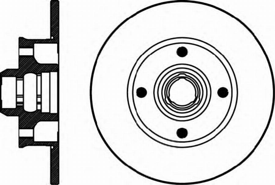 Pagid 53911PRO - Kočioni disk www.molydon.hr