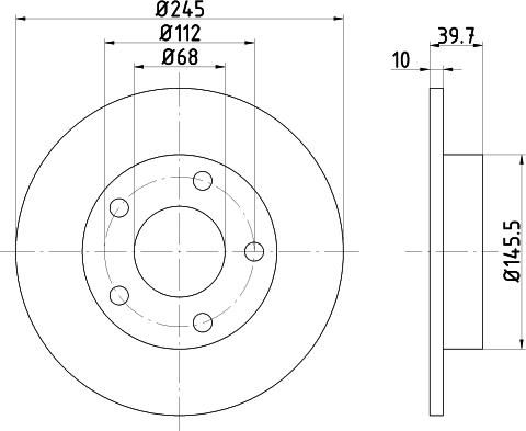 Pagid 53917 - Kočioni disk www.molydon.hr