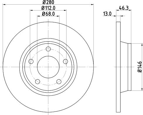 Pagid 53929 - Kočioni disk www.molydon.hr