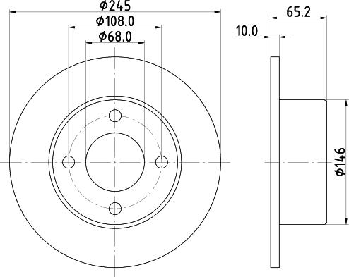 Pagid 53921 - Kočioni disk www.molydon.hr