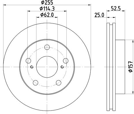 Pagid 53642 - Kočioni disk www.molydon.hr